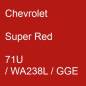 Preview: Chevrolet, Super Red, 71U / WA238L / GGE.